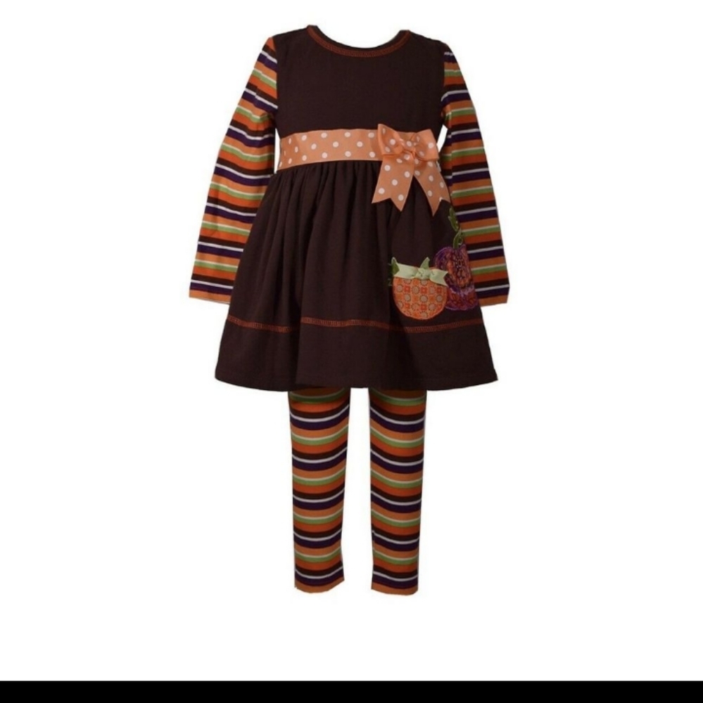 Bonnie Jean 2 pc. Pumpkins Outfit, 3T/4T